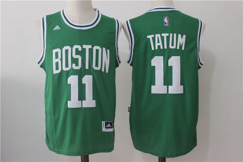 Men Boston Celtics 11 Jayson Tatum Green NBA Jerseys